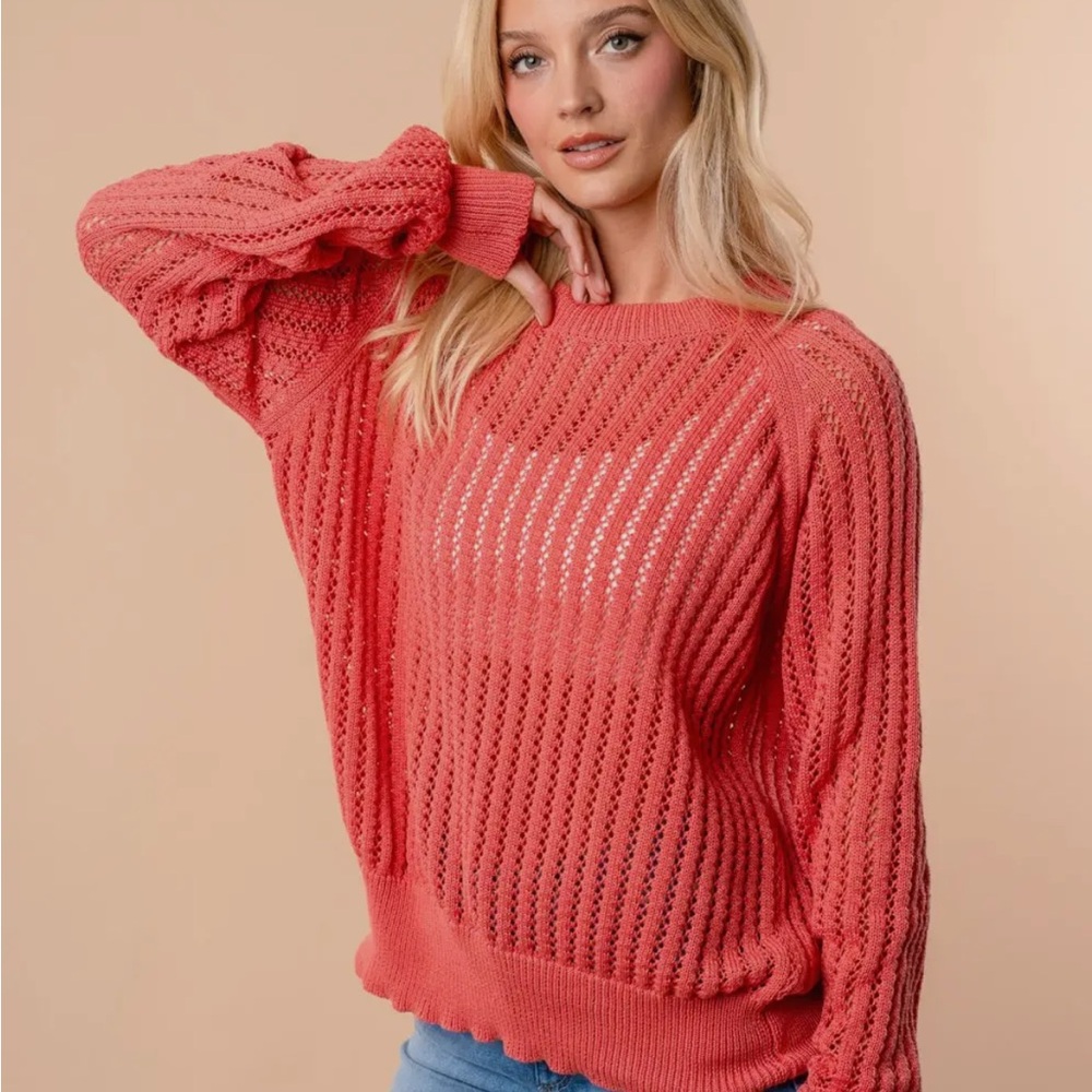 Women's Coral Sweater
